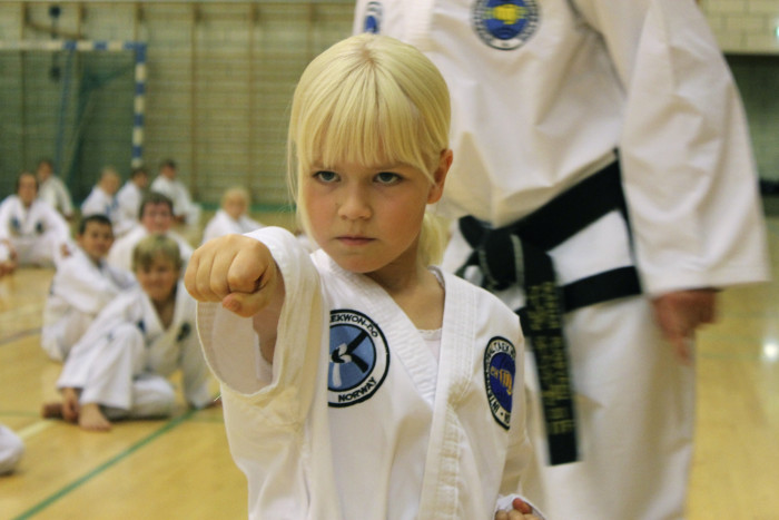 Oppvisning på Sommerleir